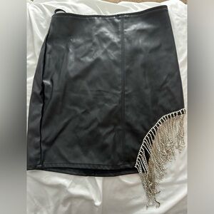 Black Leather Skirt